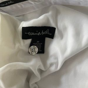 Travis Matthew white golf shorts GUC.